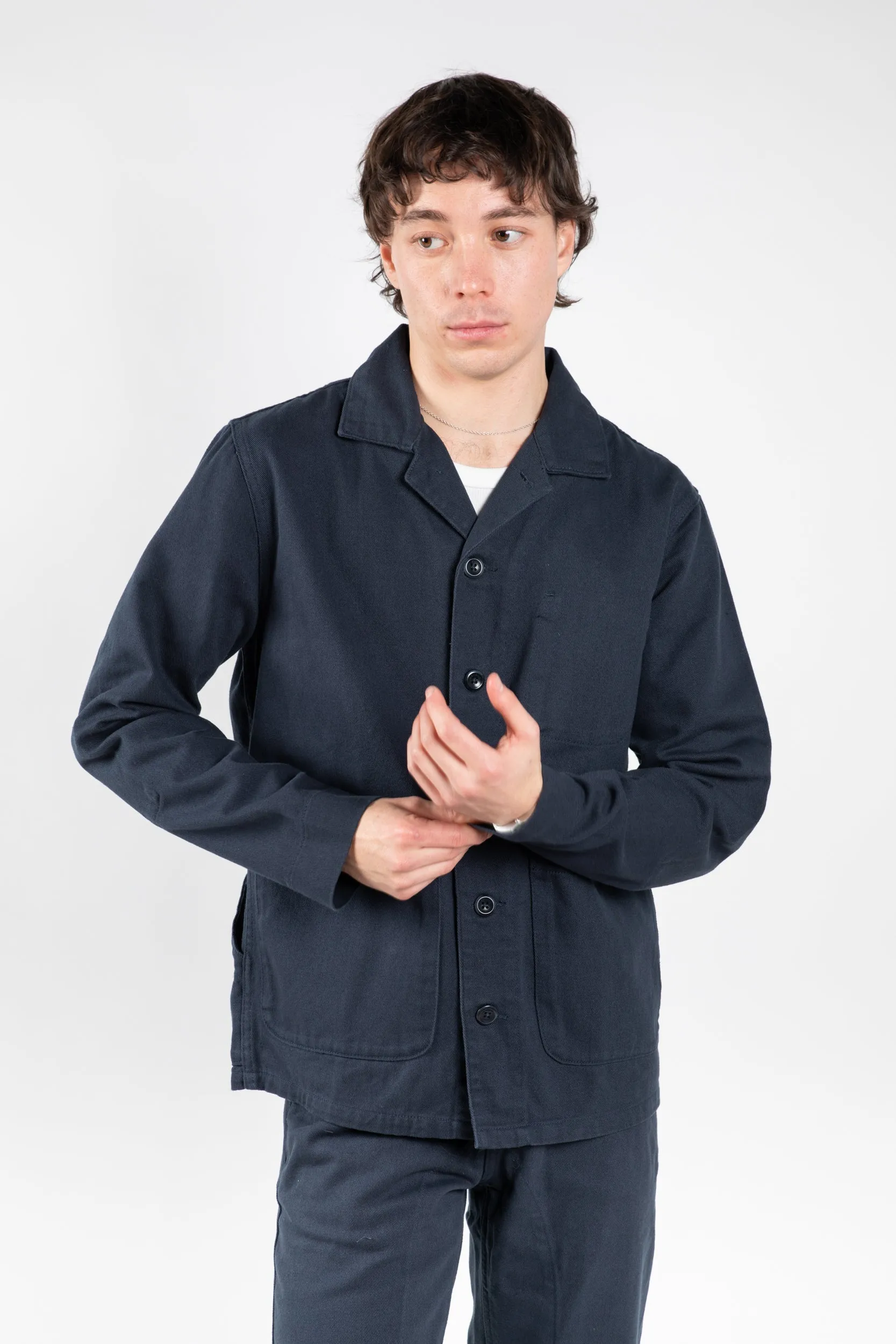 3023 Drill Commuter Blazer | Blueberry