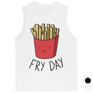 365 Printing Fry Day Mens Amazing Direct Strong Brave Personality Muscle Shirt