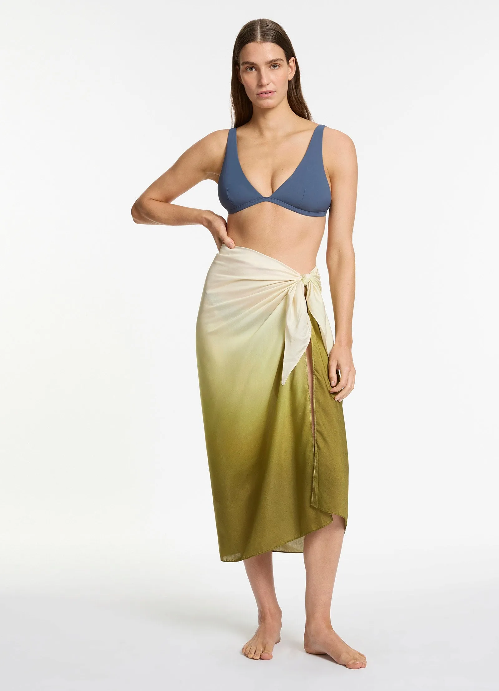 Acacia Haze Sarong - Eucalyptus