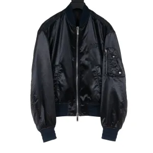 Alex Foxton Pink Logo Bomber (Navy)