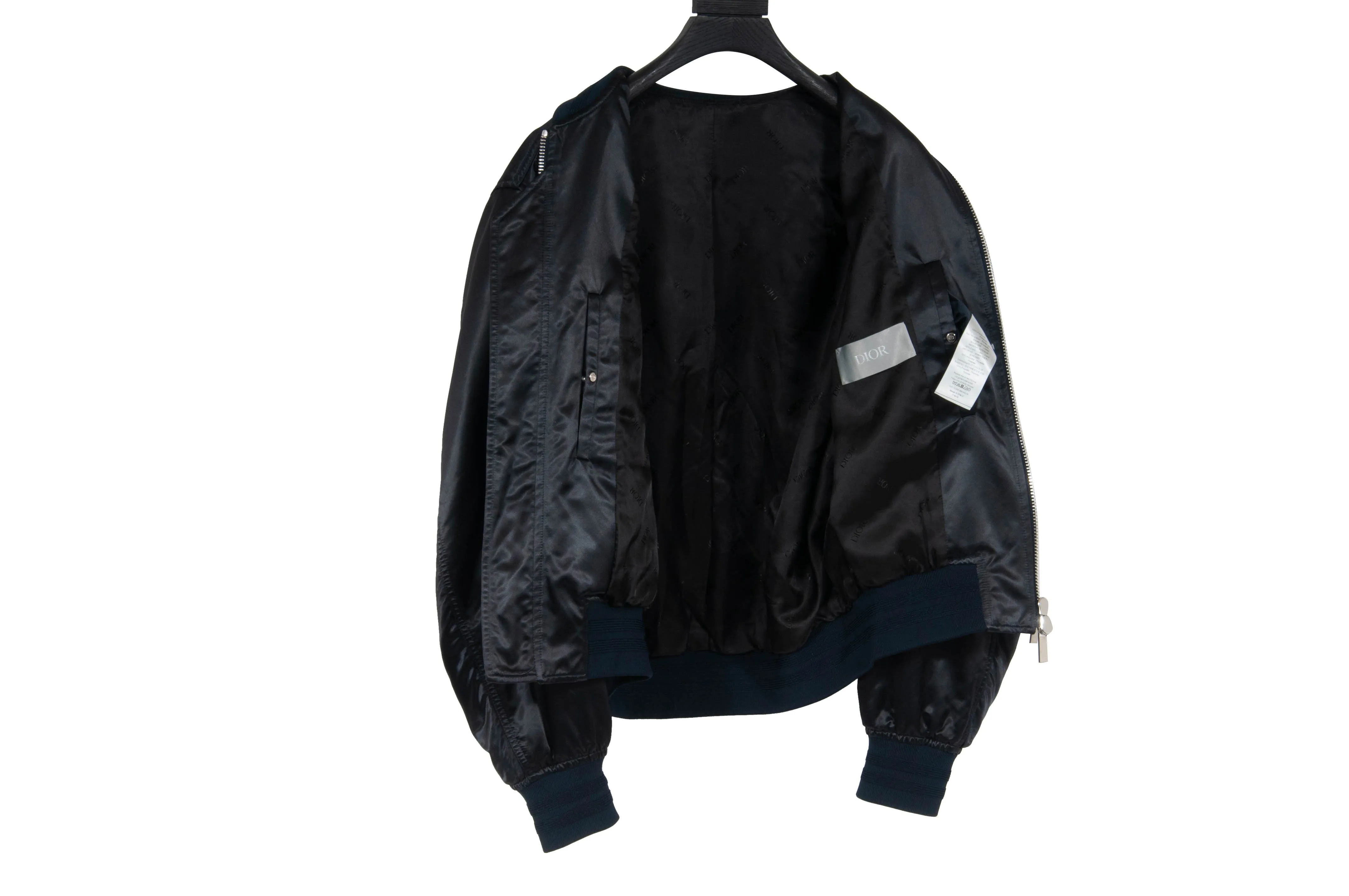 Alex Foxton Pink Logo Bomber (Navy)