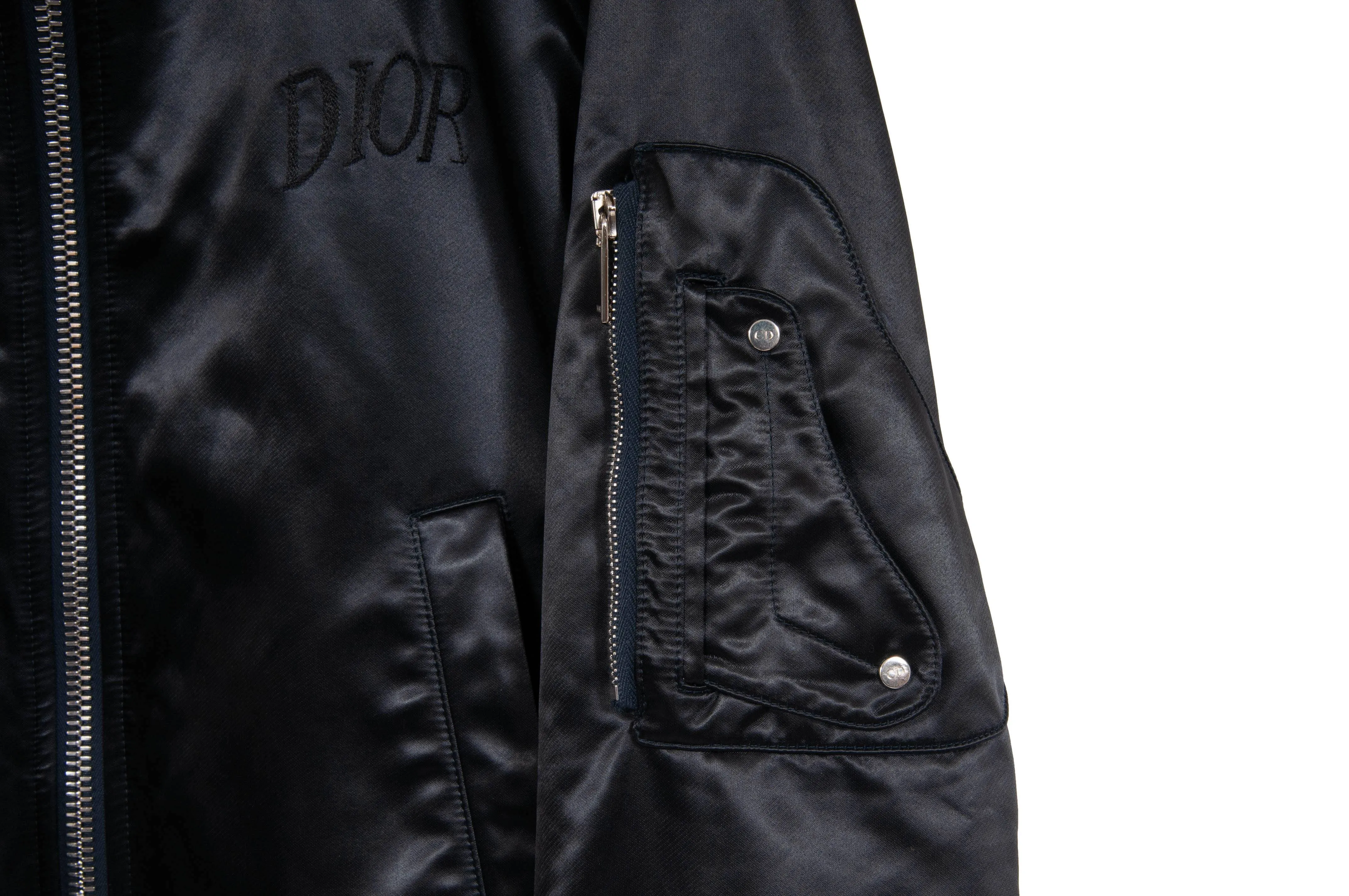 Alex Foxton Pink Logo Bomber (Navy)