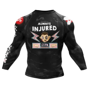 Always Injured BJJ Rash Guard
