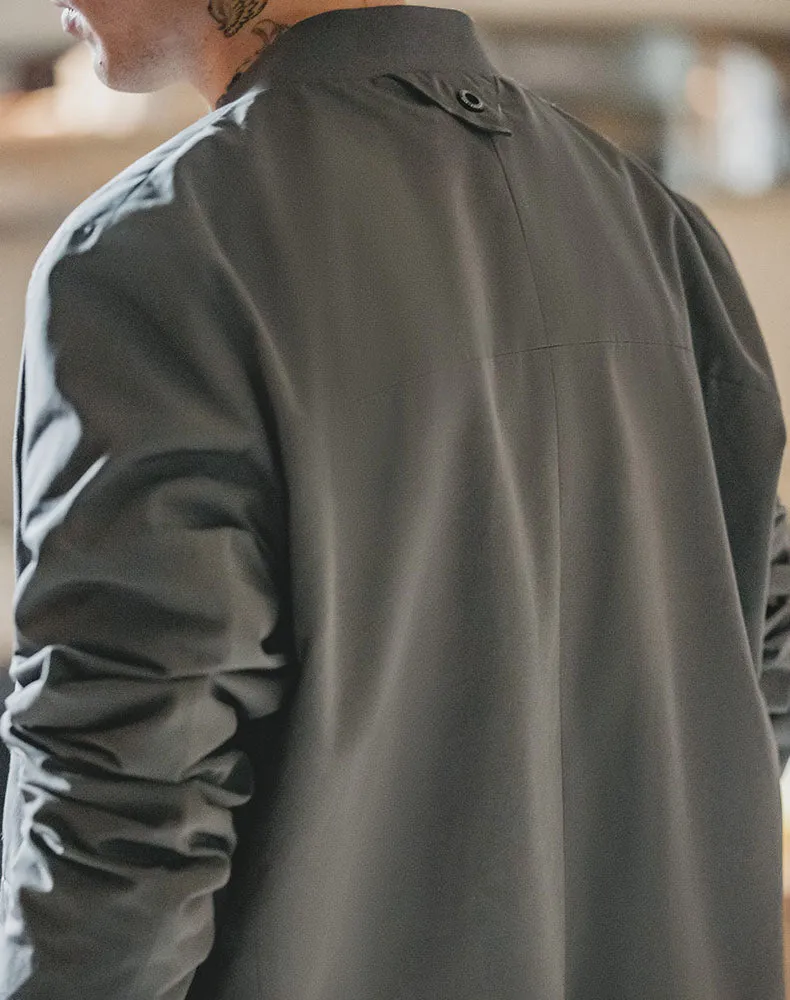 American Casual Collarless Commuter Versatile Men's Coat