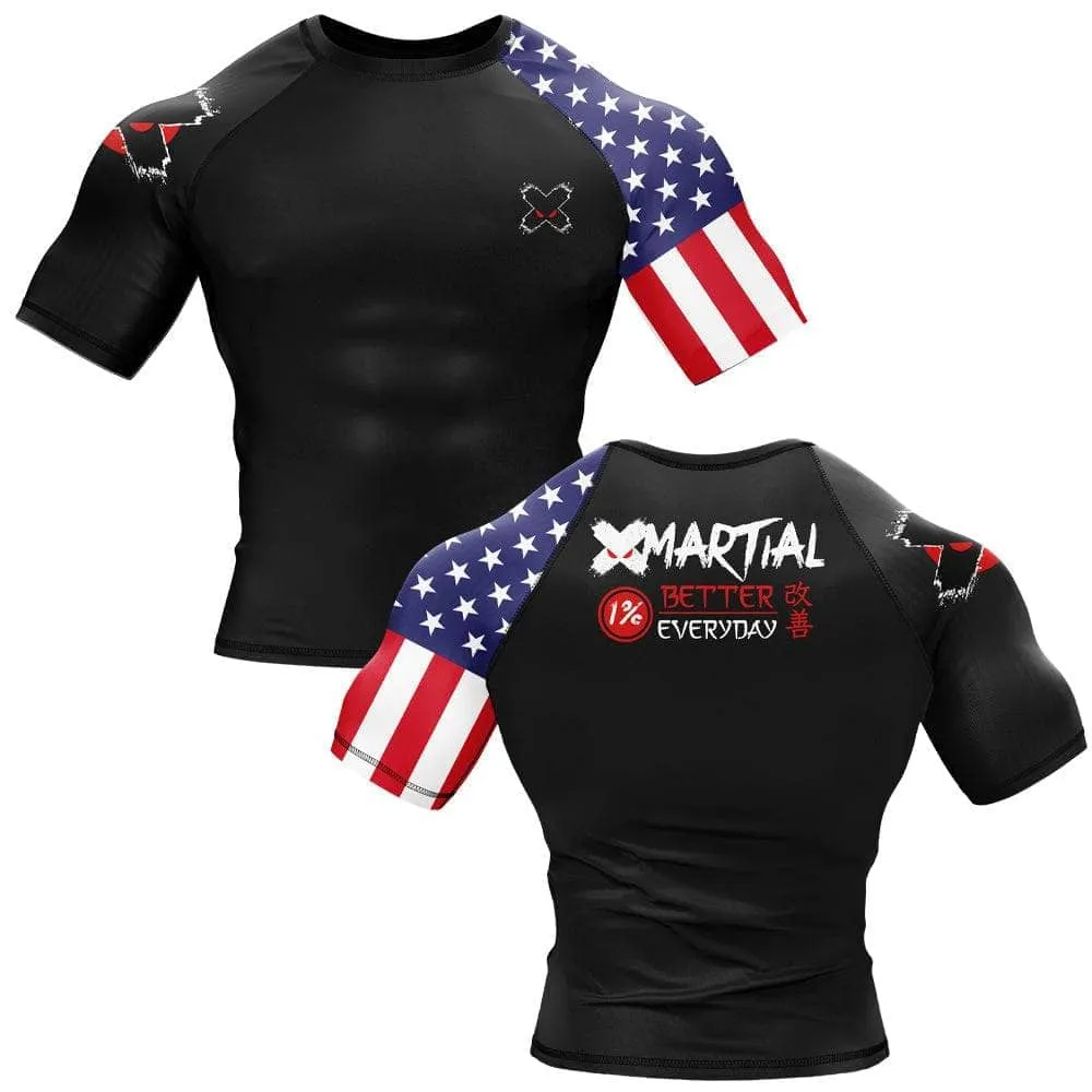 American Warrior BJJ Rash Guard