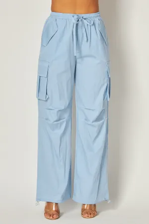 Annabelle Contrast Stitch Cargo Pocket Pants