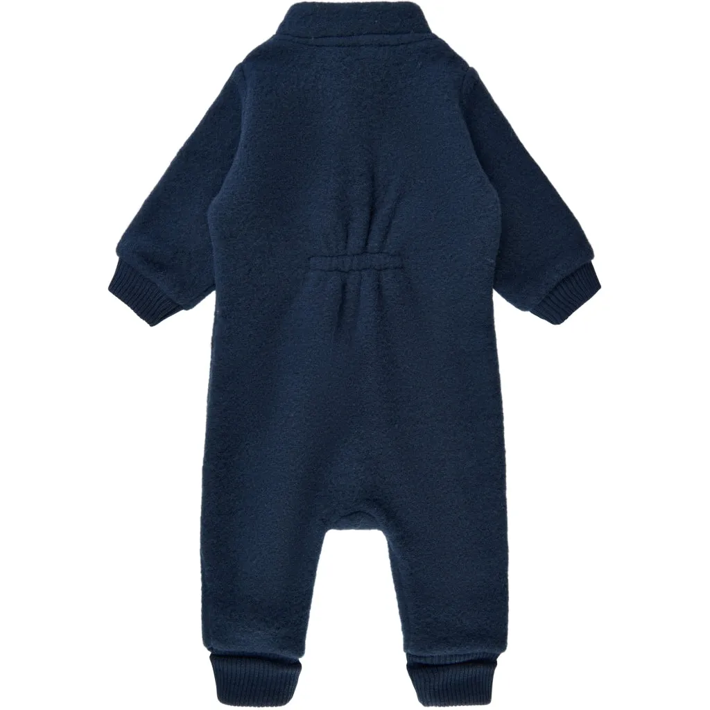 Baby Wool Suit (Rib Cuffs) - Blue Nights