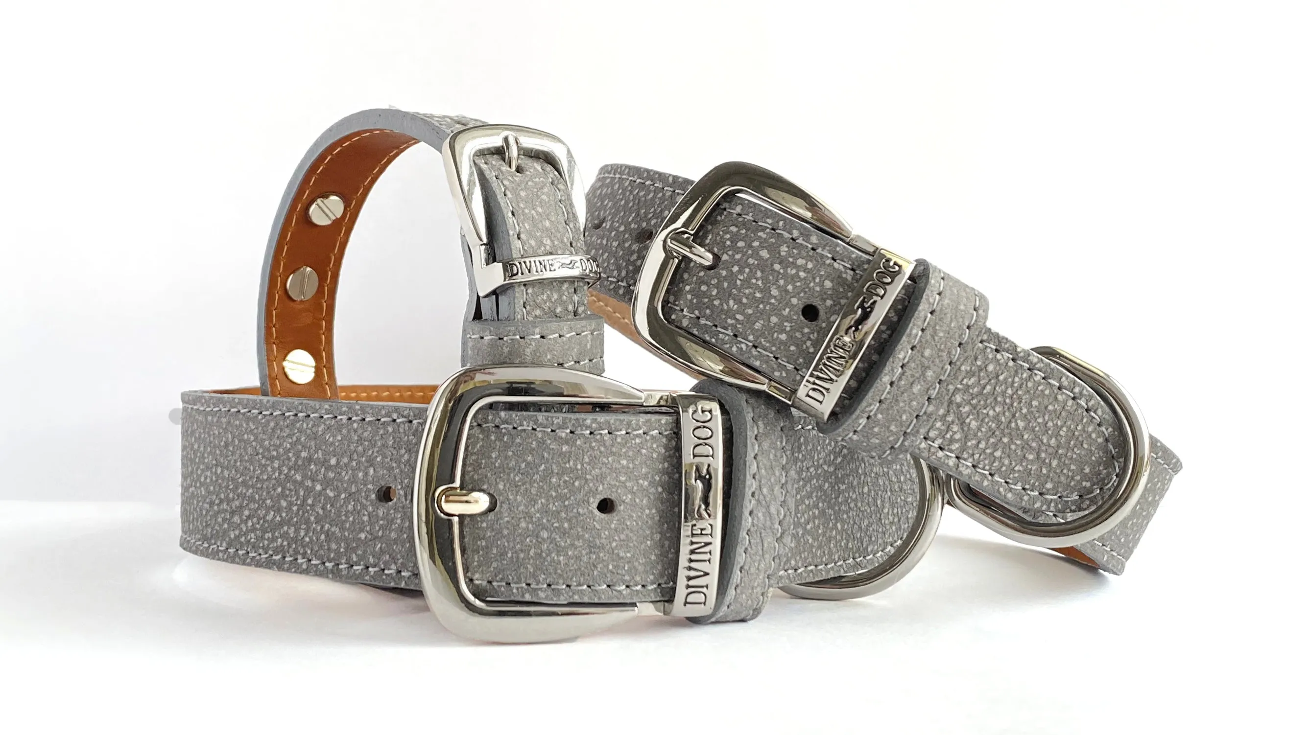 BANDIT - Luxury Leather Dog Collars with Gemstones