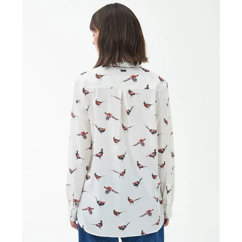 Barbour Safari Ladies Shirt - Off White Country