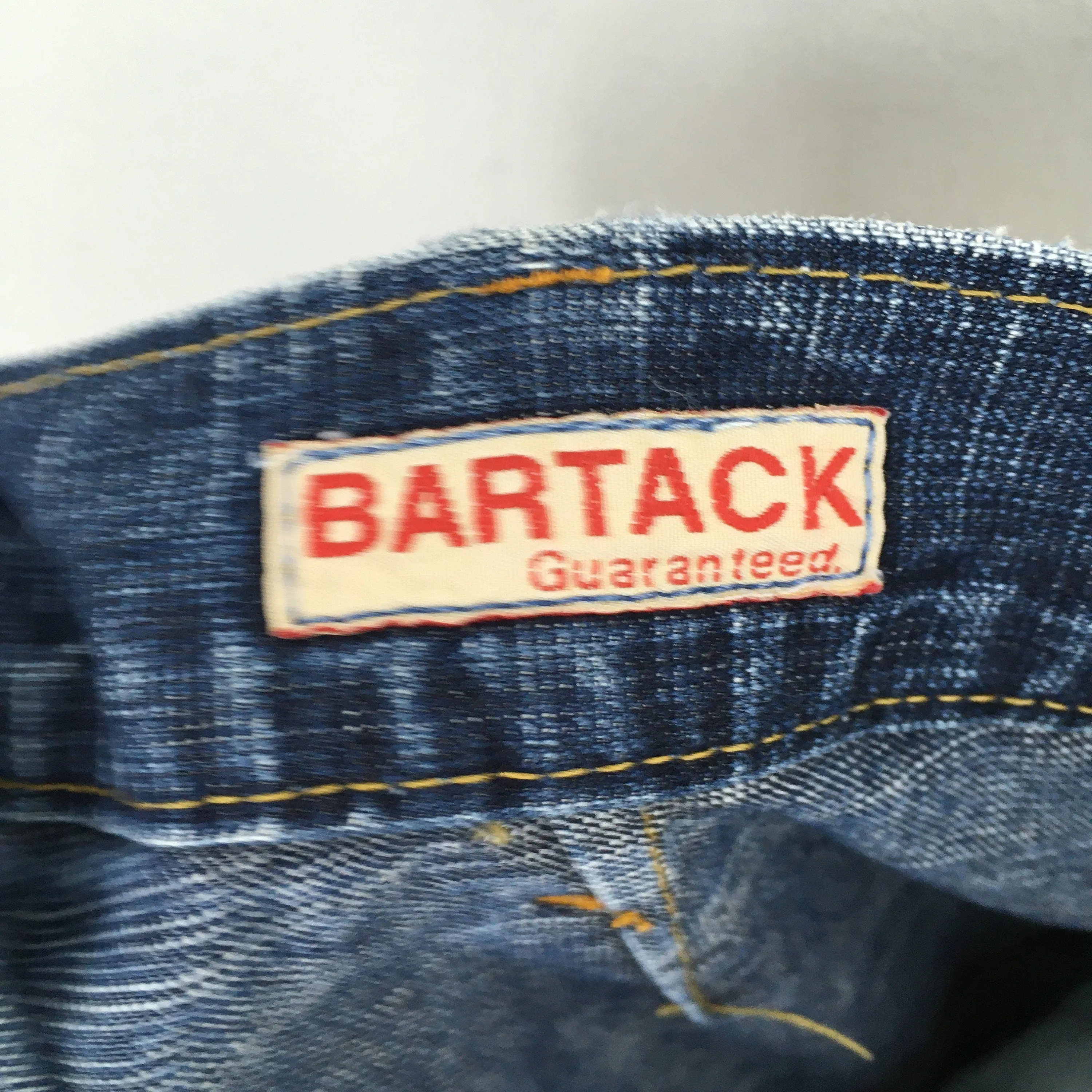 Bartack Japanese Techwear Cargo Denim Size 34x32.5