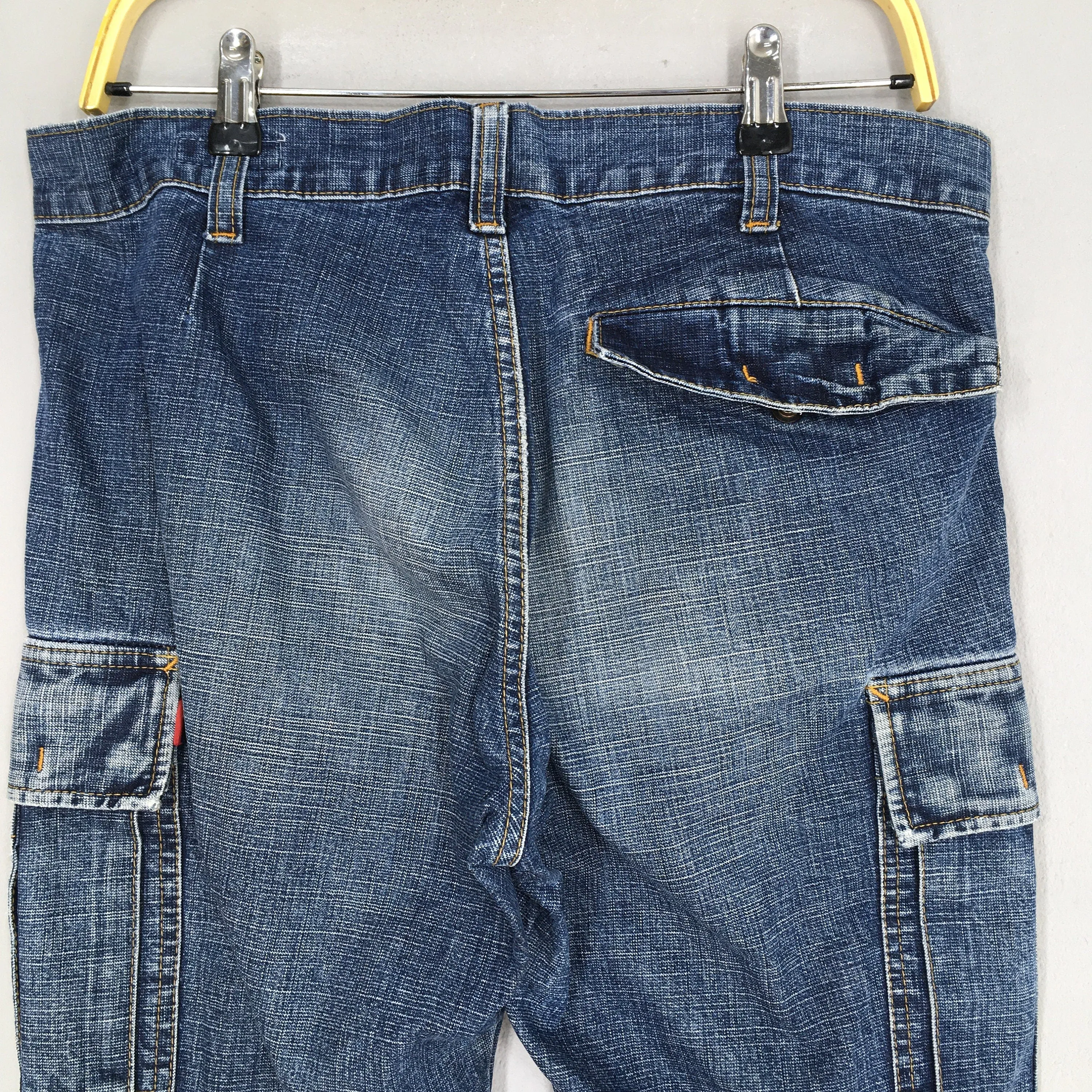 Bartack Japanese Techwear Cargo Denim Size 34x32.5