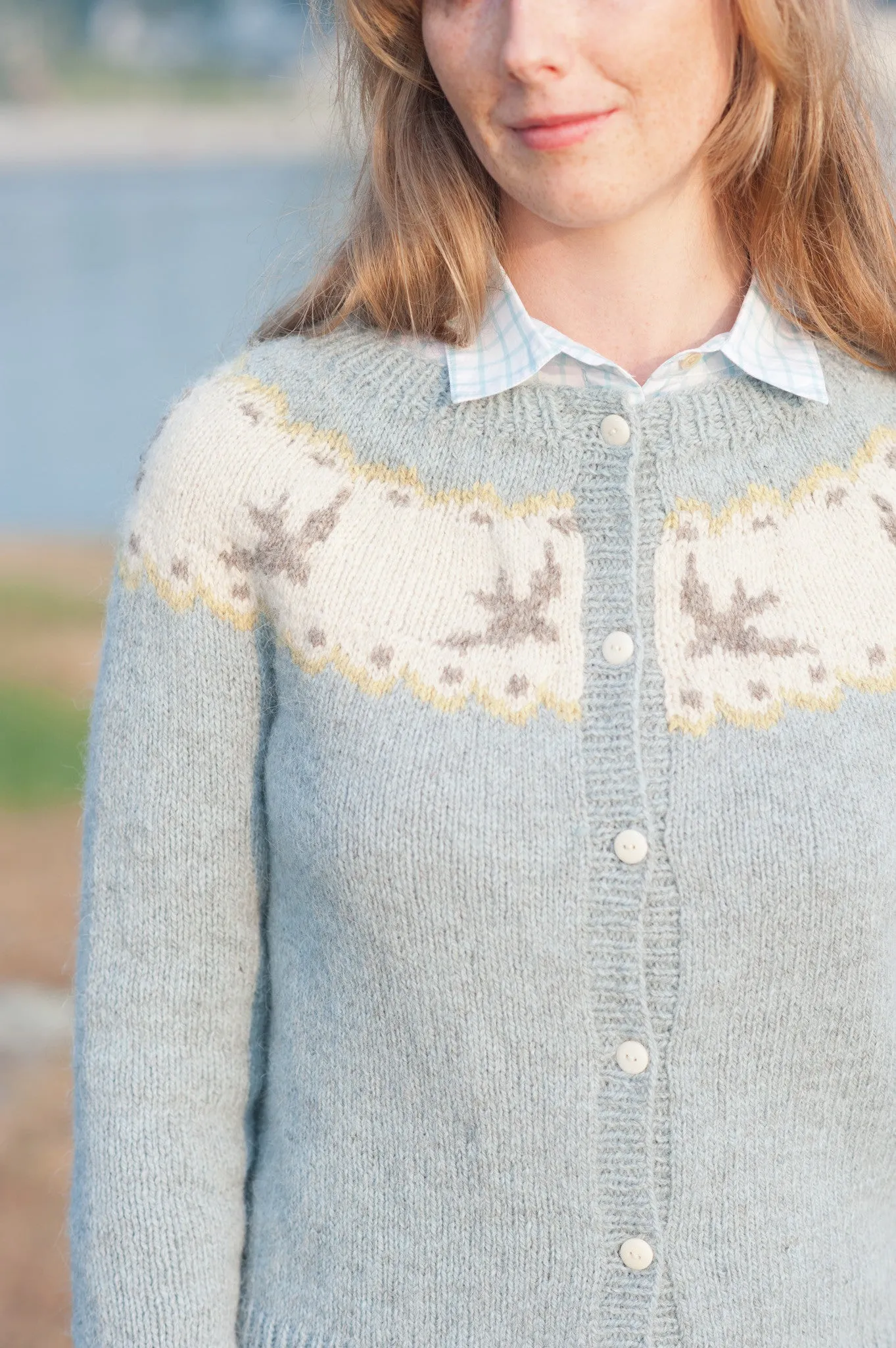 birdie fair isle cardigan