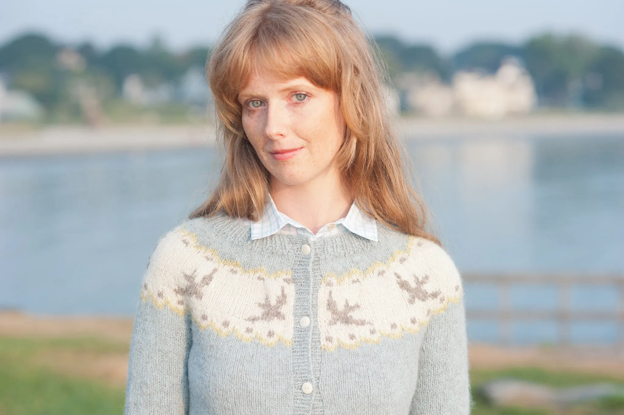 birdie fair isle cardigan