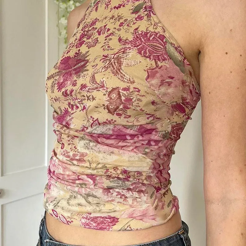 Blima Floral Halter Top