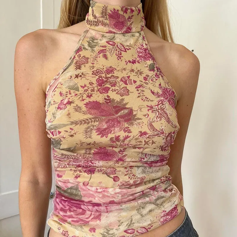 Blima Floral Halter Top