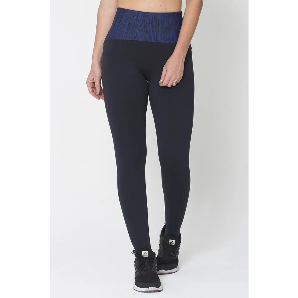 Blue Waist Legging