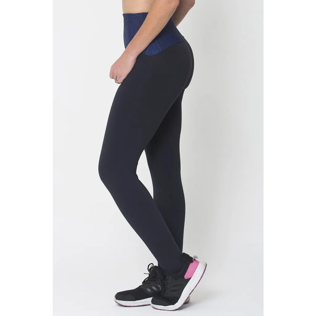 Blue Waist Legging