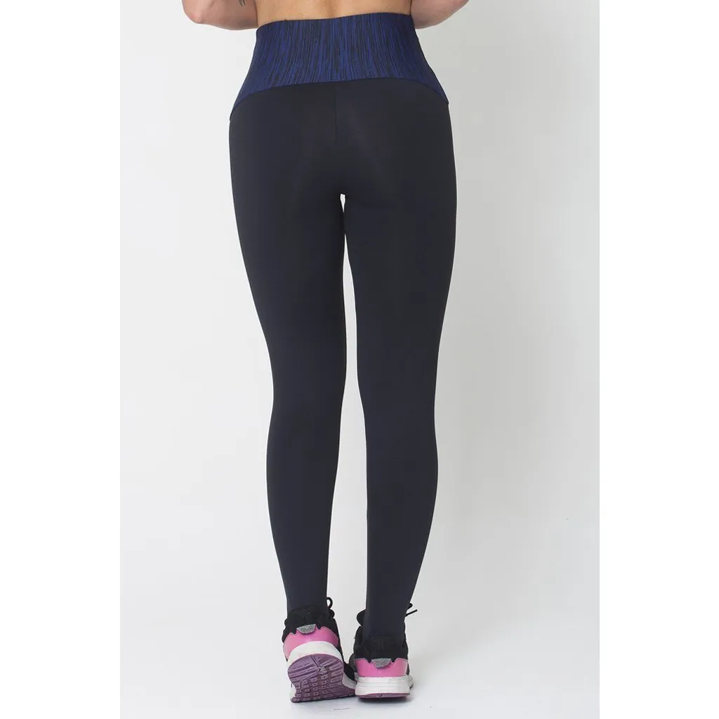 Blue Waist Legging