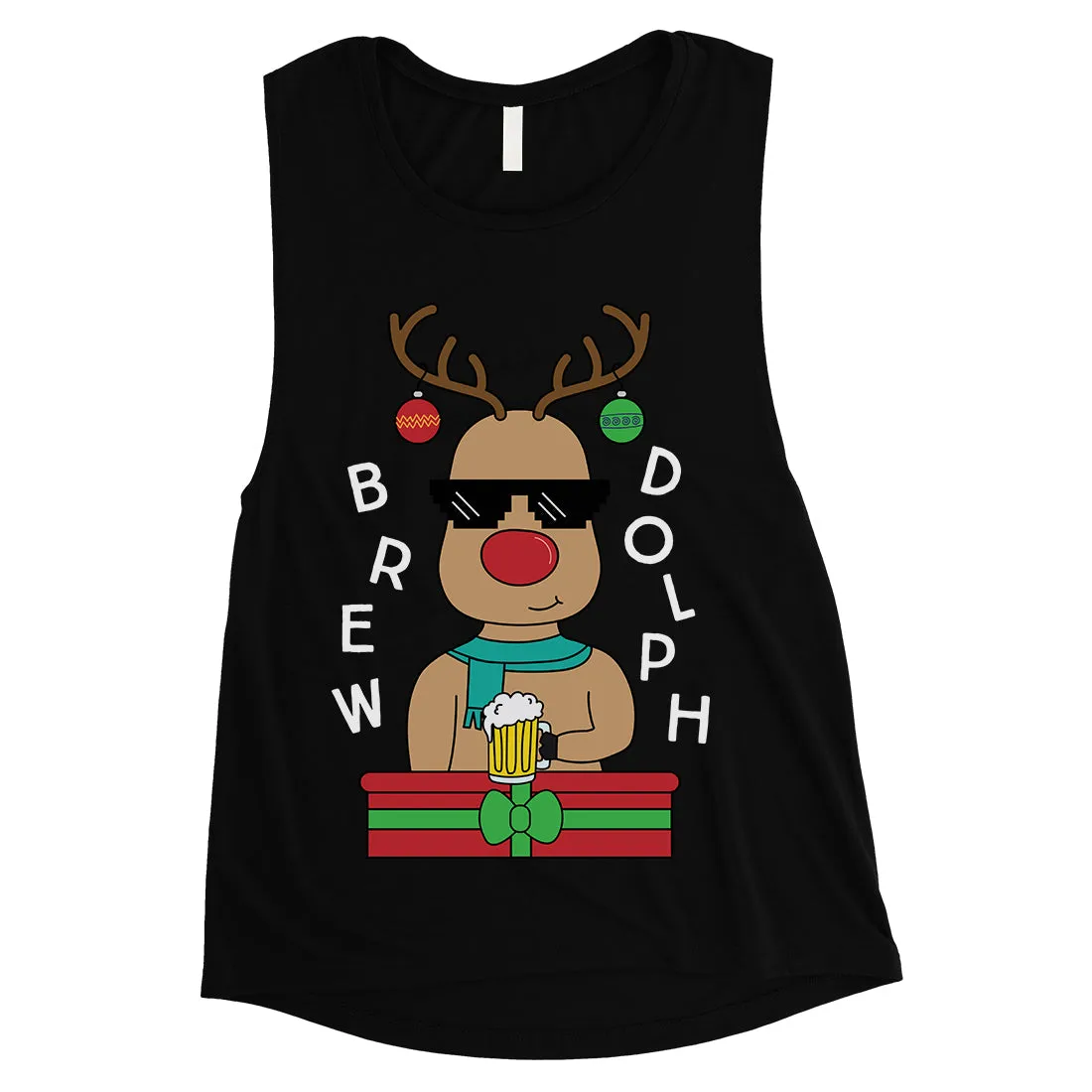 Brewdolph Womens Muscle Shirt