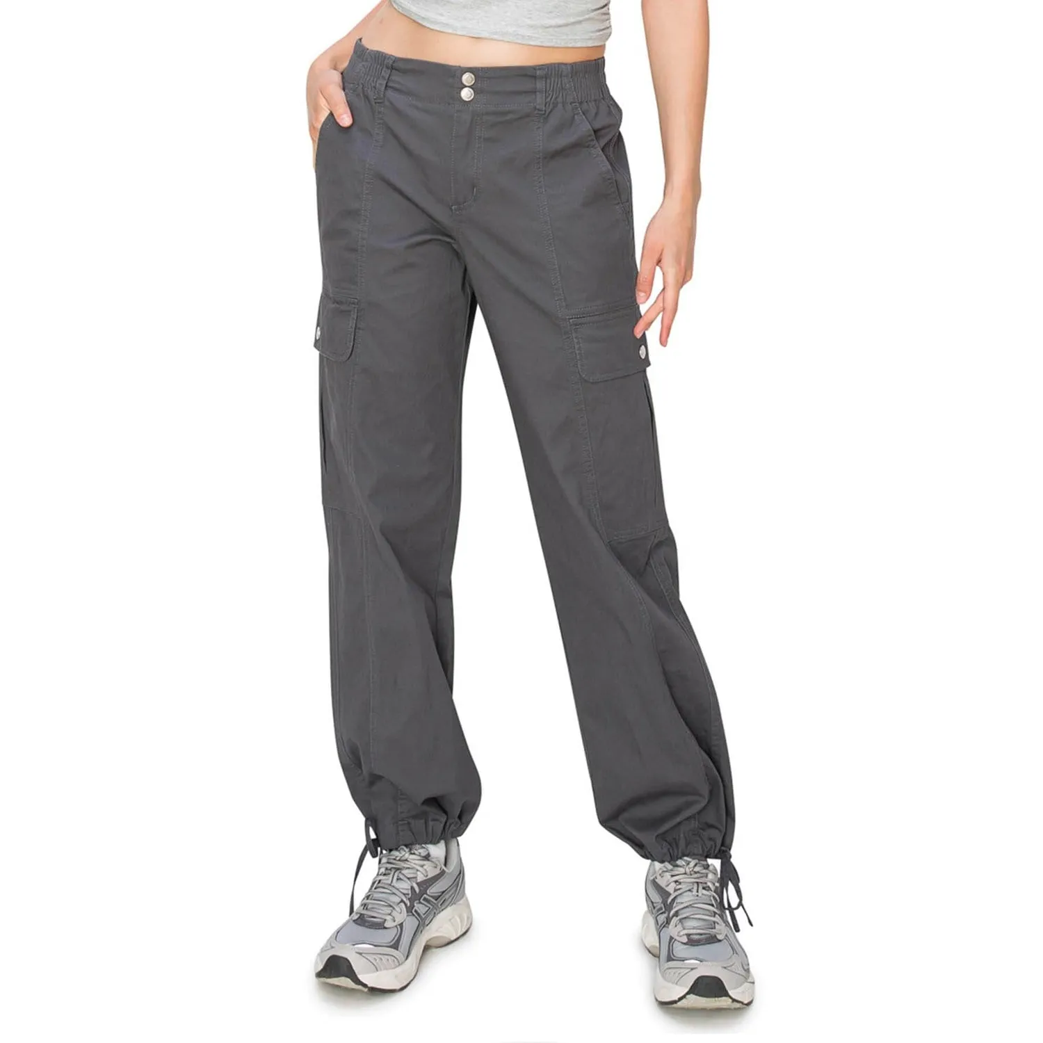Bubble Cargo Pants - Charcoal