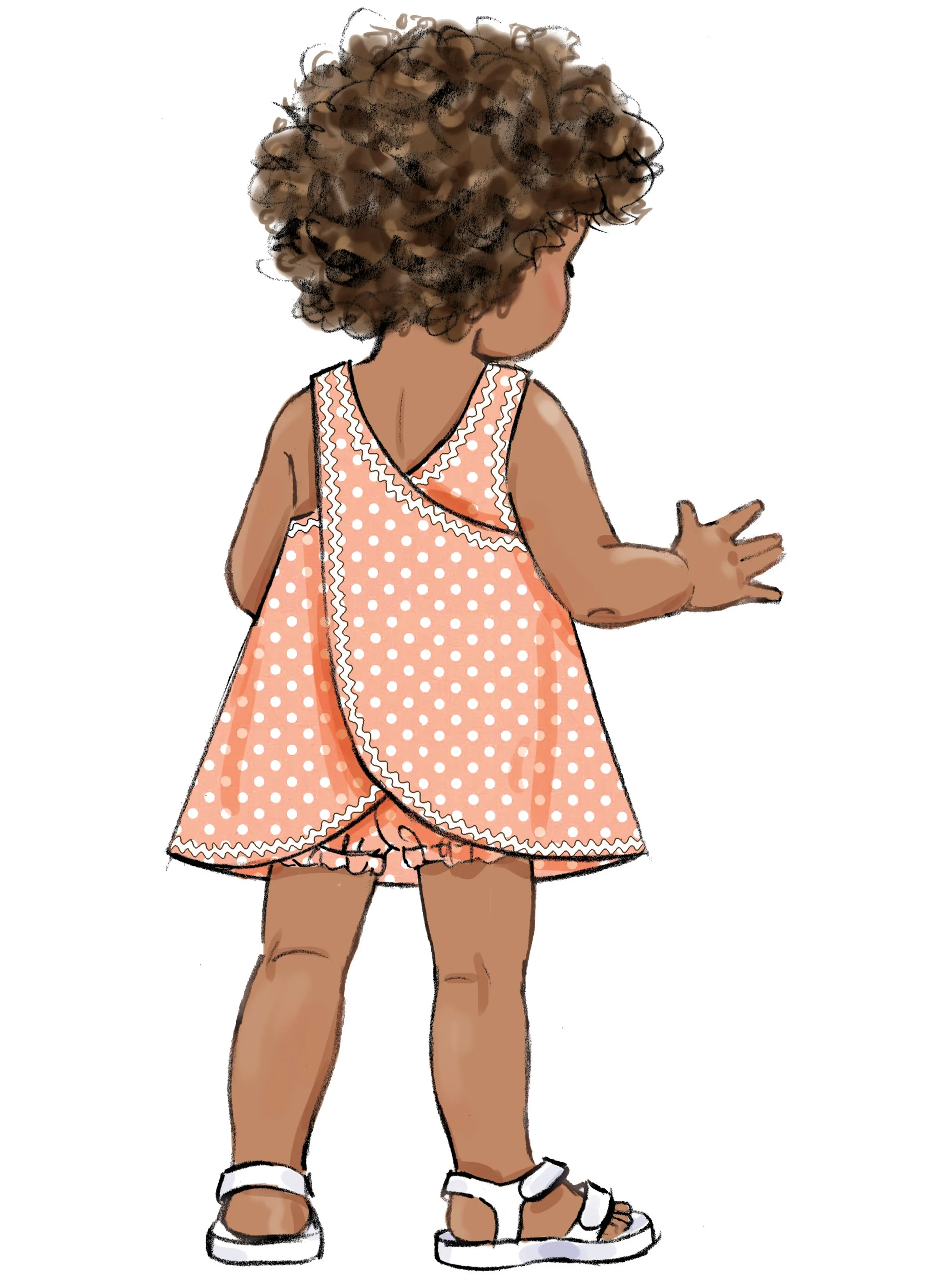 Butterick Sewing Pattern 7003 Toddlers' Dresses and Panties