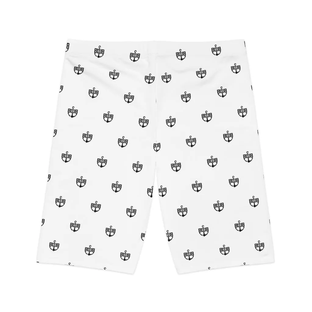 BWB White and Black Women's Bike Shorts