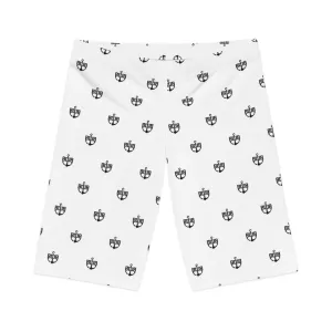 BWB White and Black Women's Bike Shorts