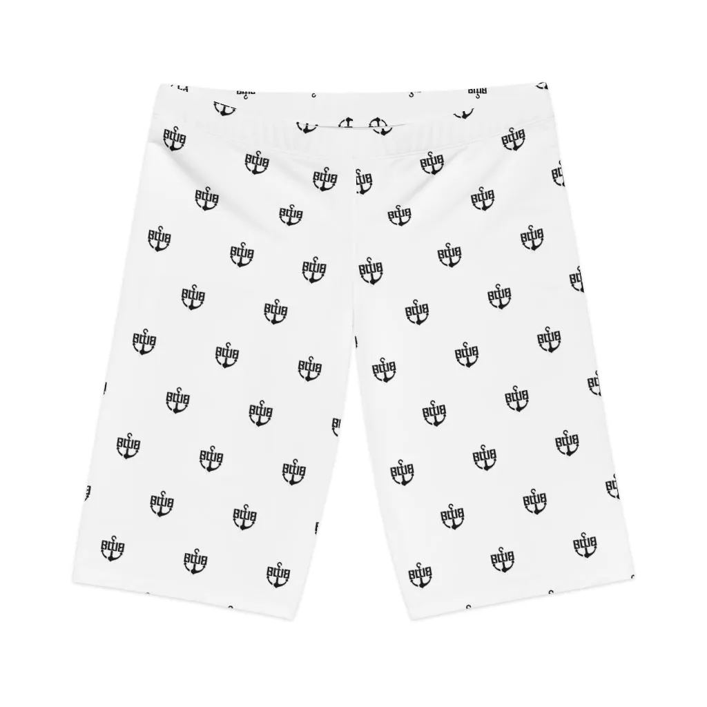 BWB White and Black Women's Bike Shorts