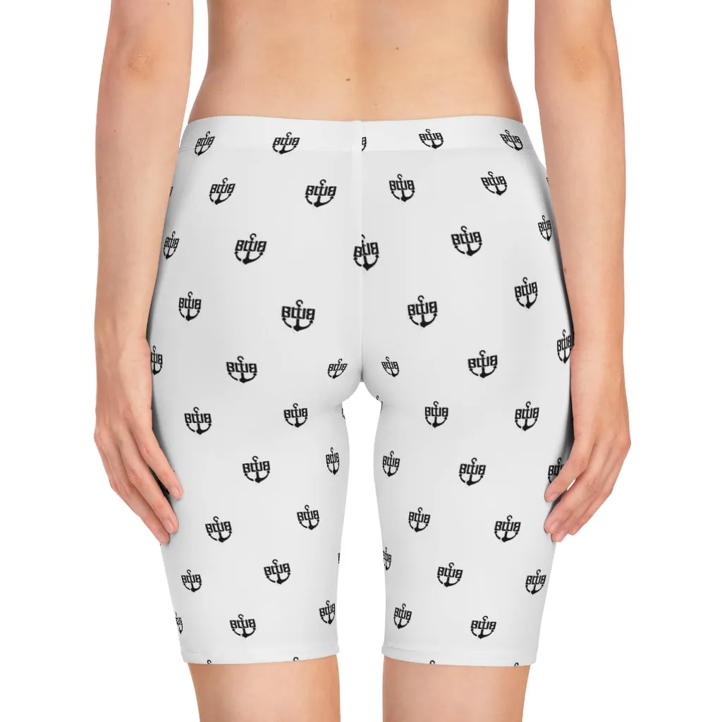 BWB White and Black Women's Bike Shorts