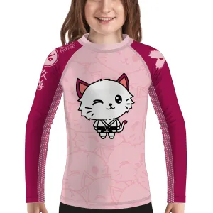 Cat Jitsu Kids BJJ Rash Guard
