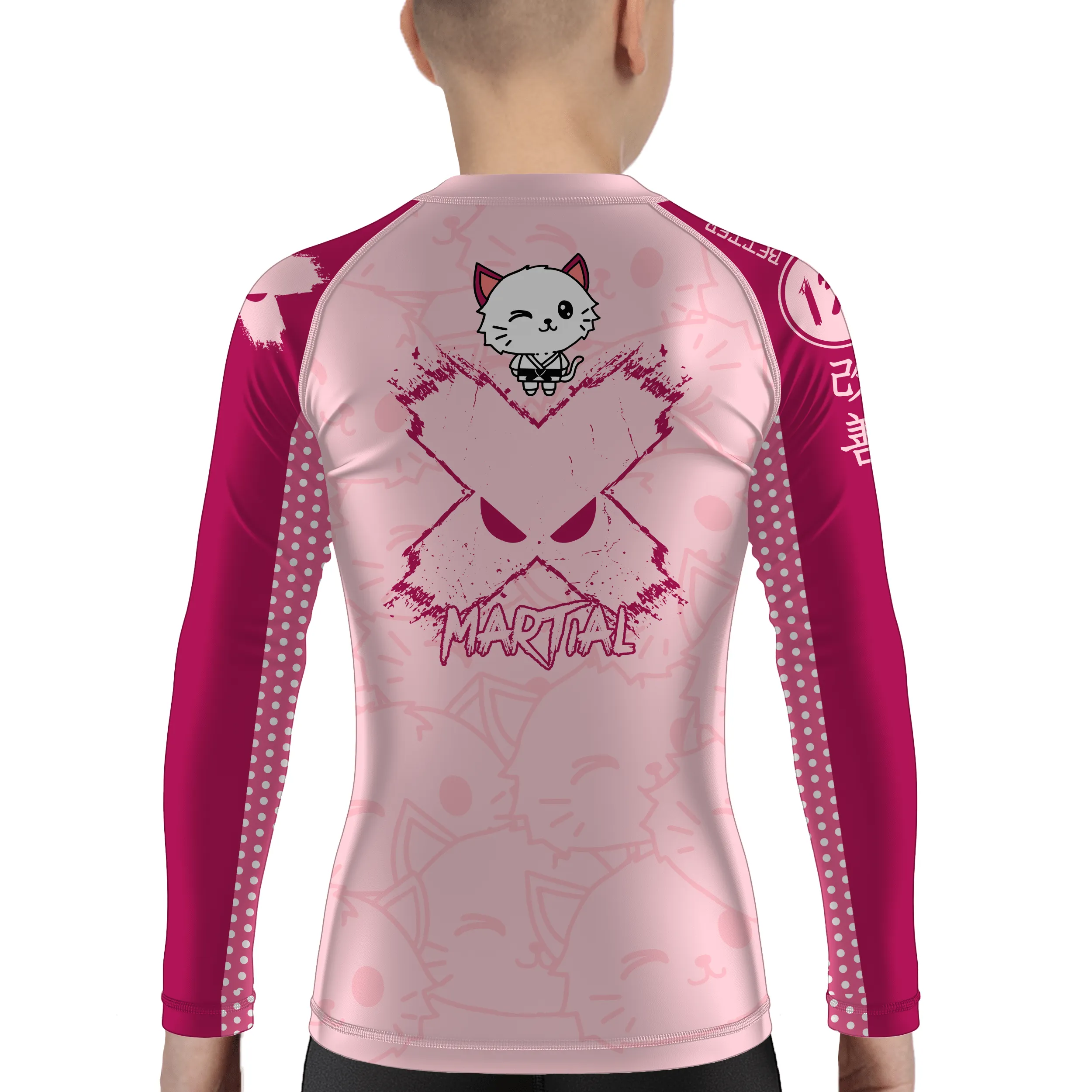 Cat Jitsu Kids BJJ Rash Guard