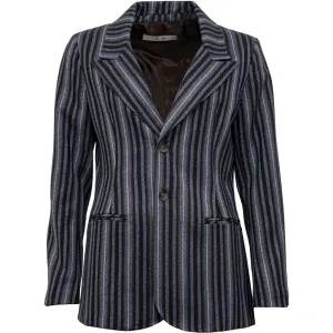 Charlize Striped Blazer - Blue Stripes
