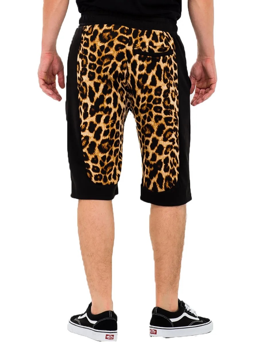 Cheetah Block Shorts