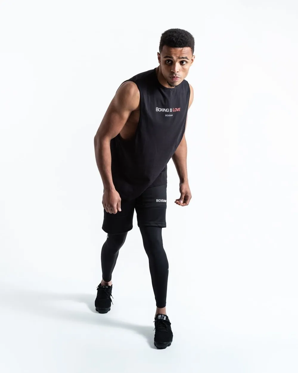CLASSIC BOXING IS LOVE MUSCLE TANK - BLACK