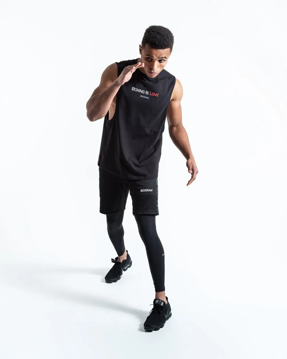 CLASSIC BOXING IS LOVE MUSCLE TANK - BLACK