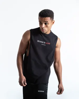 CLASSIC BOXING IS LOVE MUSCLE TANK - BLACK