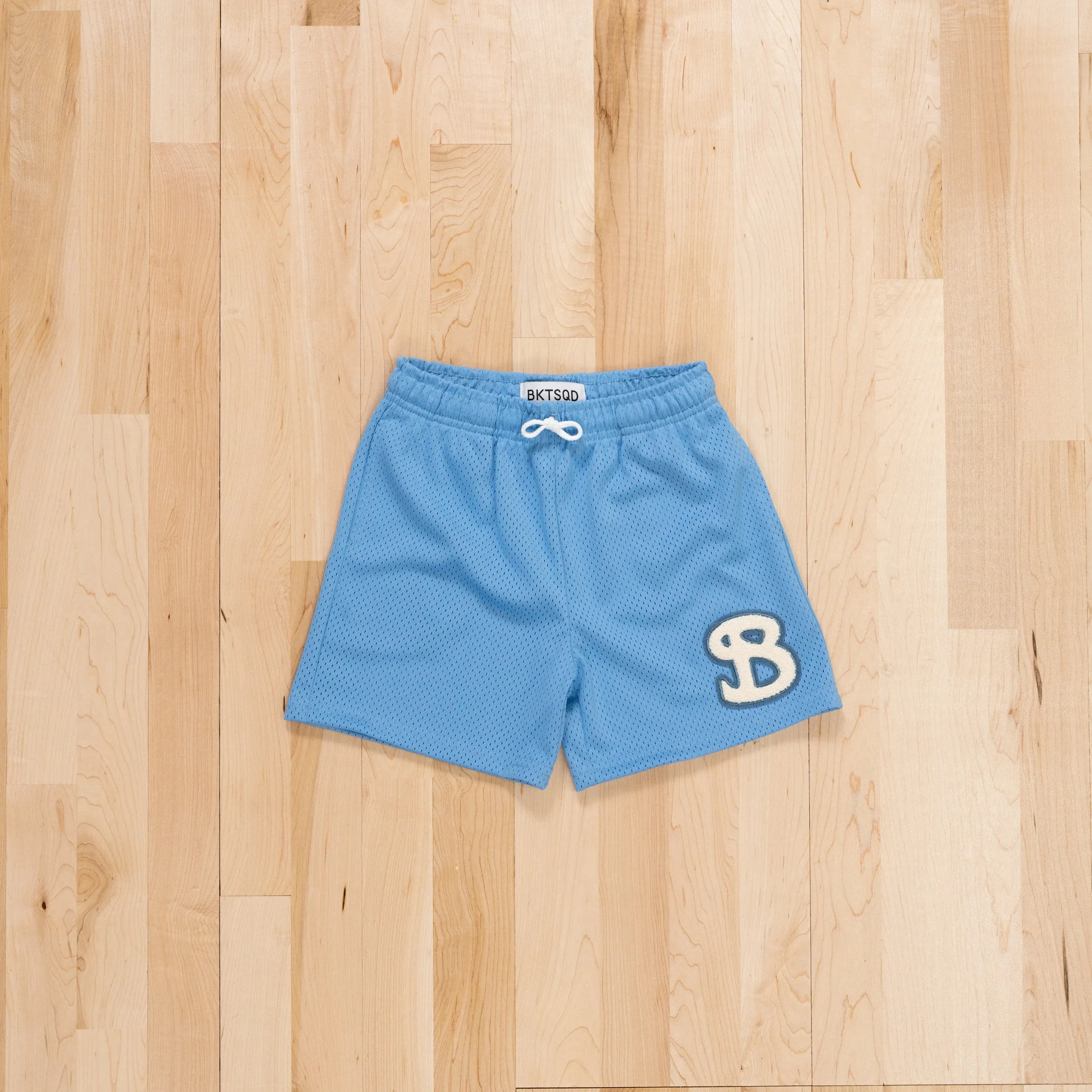 CLASSIC CHENILLE YOUTH SHORTS - BABY BLUE