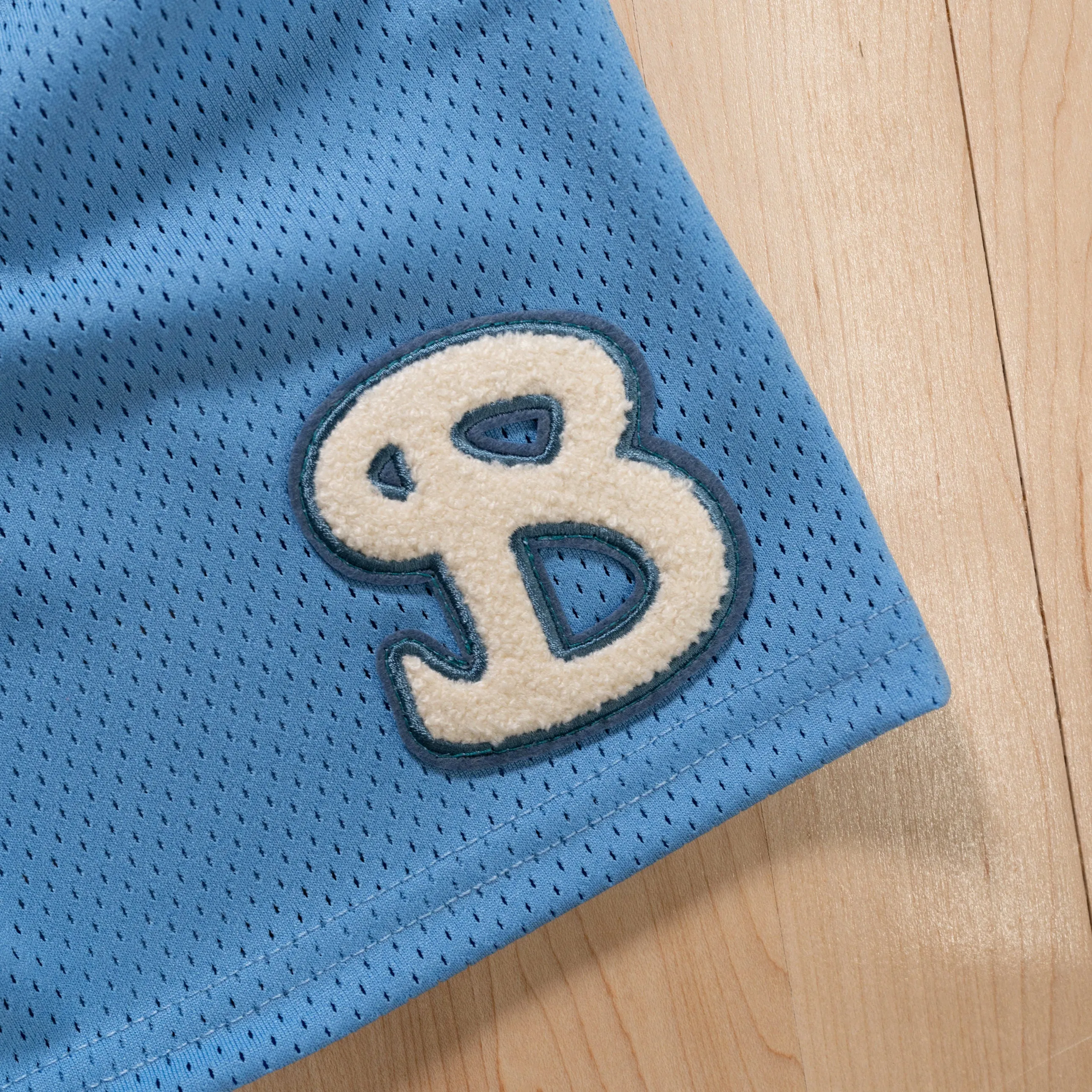 CLASSIC CHENILLE YOUTH SHORTS - BABY BLUE