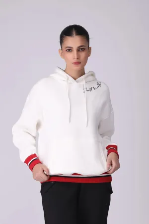 Contrast Trimmed Hoodie