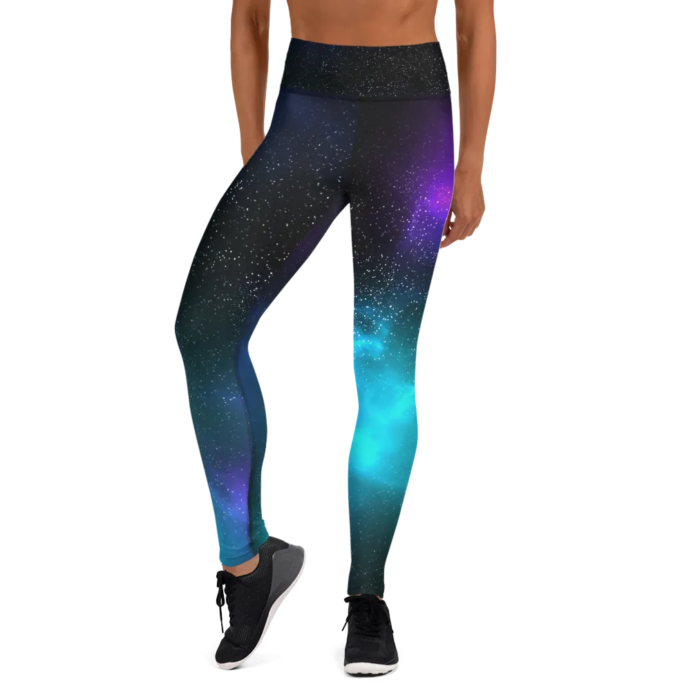Cosmic High Waist Womens Yoga Leggings