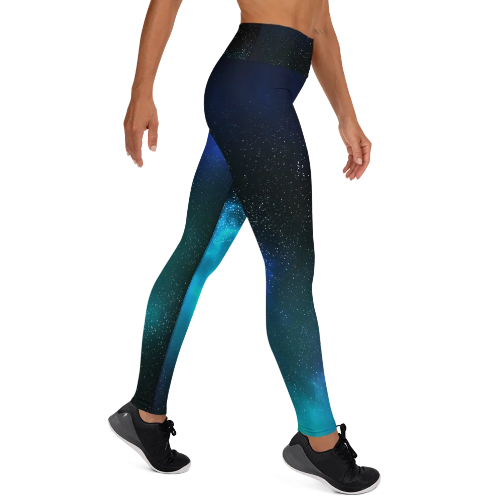 Cosmic High Waist Womens Yoga Leggings