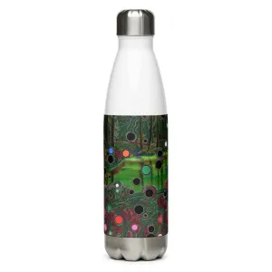 David Heatwole's "Particles" Stainless Steel Water Bottle