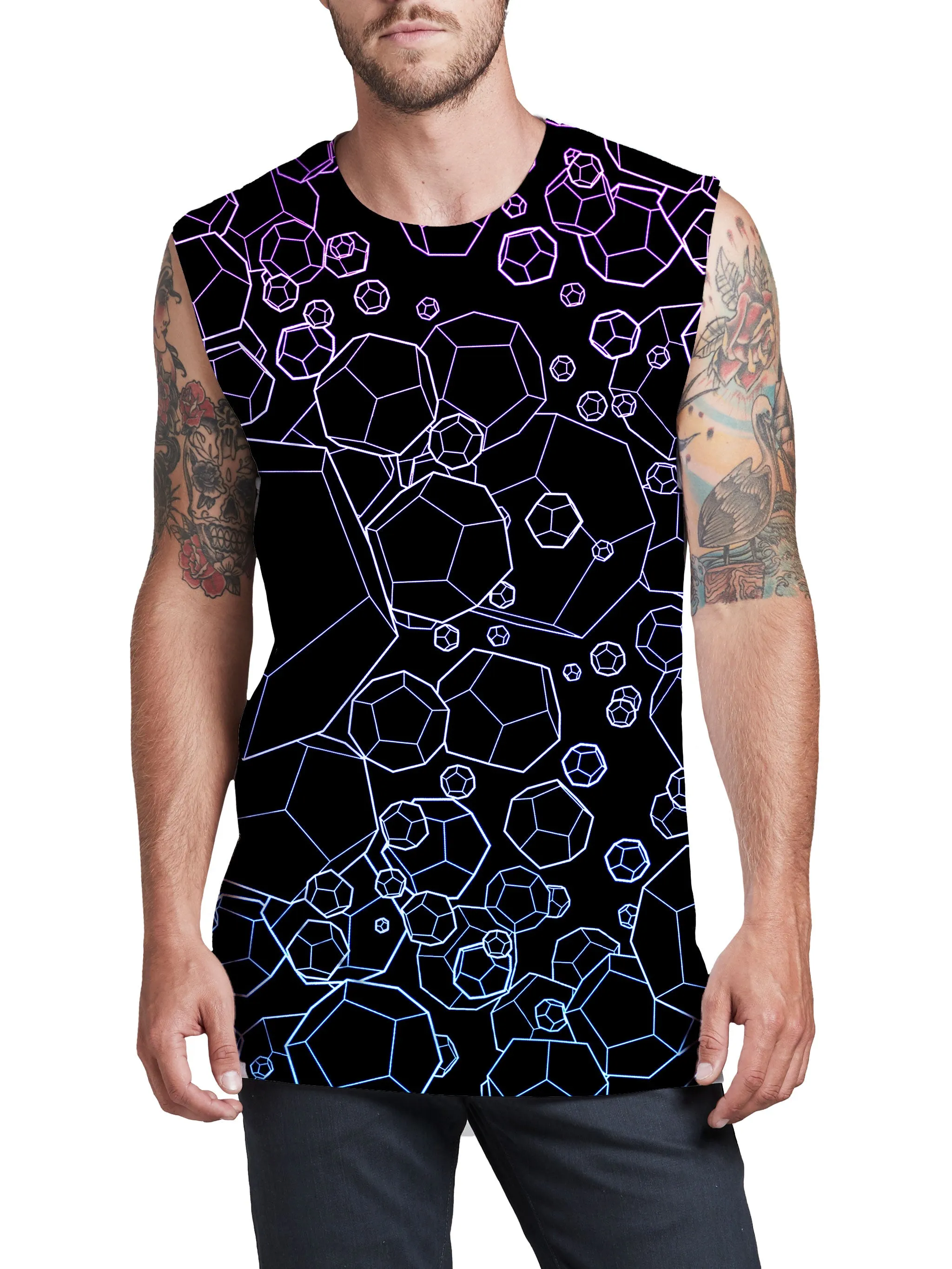 Dodecahedron Madness Cold Men's Muscle Tank