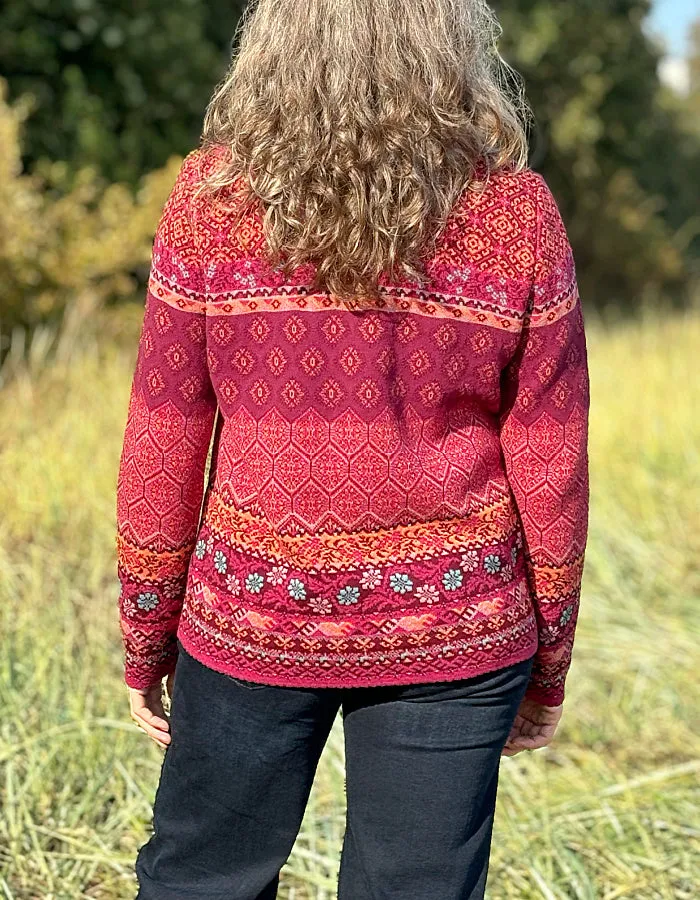 Dunque Alpine Turtle Zip Cardigan
