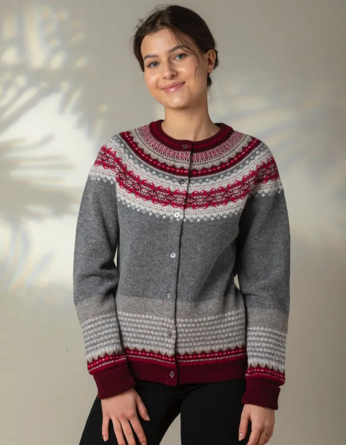 Eribe Alpine Cardigan in Greyberry
