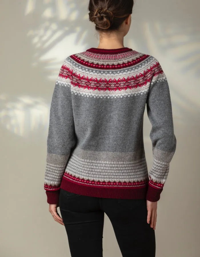 Eribe Alpine Cardigan in Greyberry