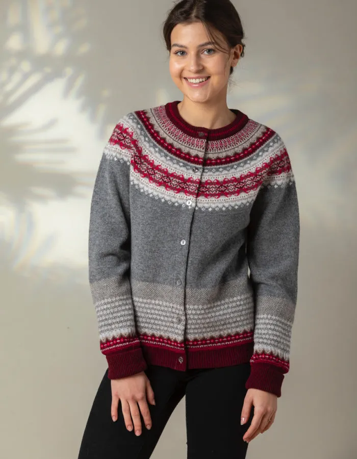 Eribe Alpine Cardigan in Greyberry