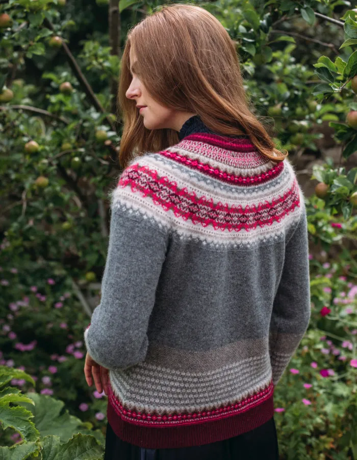 Eribe Alpine Cardigan in Greyberry