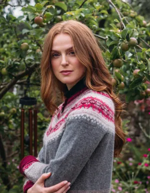Eribe Alpine Cardigan in Greyberry