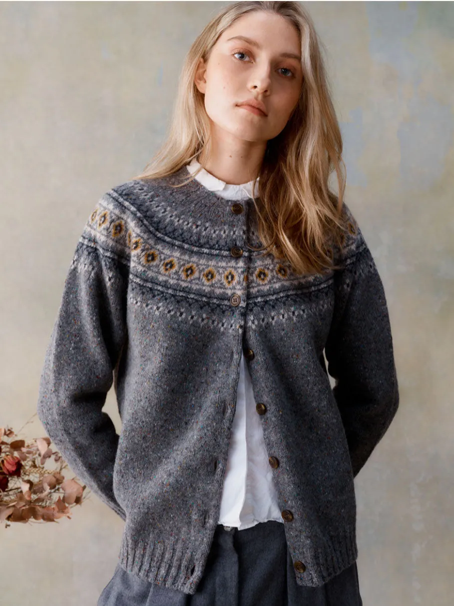 Fairisle Wool Cardigan - St Kilda